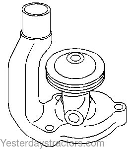 John Deere 520 Water Pump AB4951R