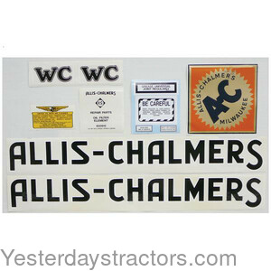 Allis Chalmers WC Decal Set ACWCB-1