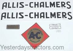 Allis Chalmers WF Decal Set ACWFB