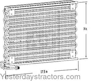 John Deere 2140 Vapor Condenser AL30364