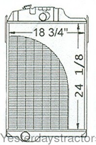 John Deere 3050 Radiator AL56375