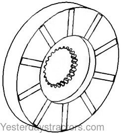 John Deere 320 Brake Disc AM1967T