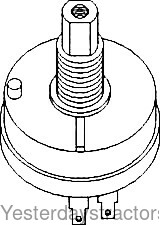 John Deere 410 Light Switch AR28401