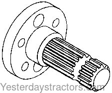 John Deere 4010 PTO Shaft AR28573