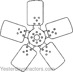 John Deere 4000 Fan Blade AR34451