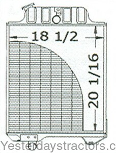 John Deere 2510 Radiator AR38551