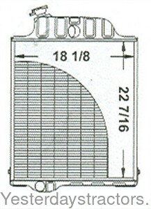 John Deere 3020 Radiator AR46016