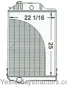 John Deere 4320 Radiator AR48735