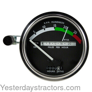 John Deere 2510 Tachometer With White Needle AR50404