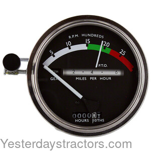 John Deere 6030 Tachometer With White Needle AR50406