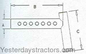 John Deere 3020 Knee Extension AR50962