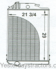 John Deere 4630 Radiator AR61884