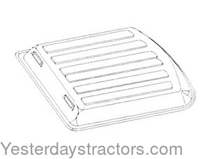 John Deere 8640 Cab Roof AR74143