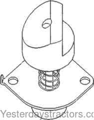 John Deere 4020 Pull Arm Latch AR90082