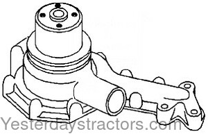 John Deere Water Pump Part WN-AT11918 for Tractors 1010 and 2010 