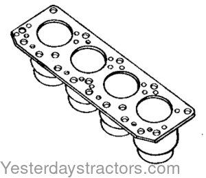 John Deere 1010 Cylinder Liner Deck Plate AT12215