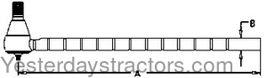 John Deere 1520 Tie Rod AT20944