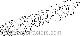 John Deere 4435 Crankshaft AT22562