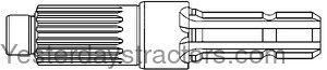 John Deere 840 PTO Shaft AT29707