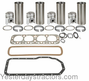 Farmall M Basic In-Frame Engine Kit with Stepped Head Pistons BIFH1155A