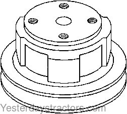 Ford 2310 Water Pump Pulley C5NE8509A