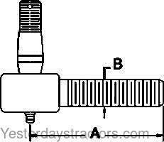 C5NN3A300C Tie Rod End C5NN3A300C