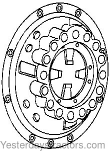 Ford 4000 Pressure Plate and Cover C5NN7563Z