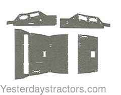 Farmall 3688 Cab Headliner Kit CHIH86