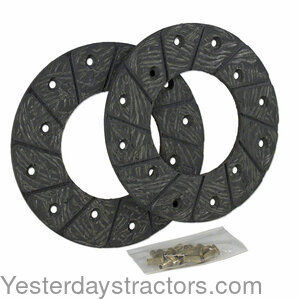 Case VAC Brake Linings with Rivets CKS1601