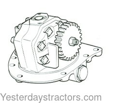 Ford 7200 Hydraulic Pump D2NN600B