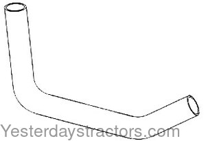 Ford 7710 Radiator Hose Upper D4NN8260C