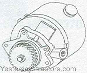 Ford 3055 Power Steering Pump D8NN3K514KC