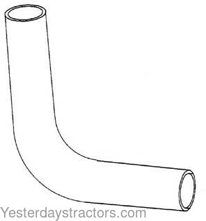 Ford TW20 Radiator Hose Upper D8NN8260BB