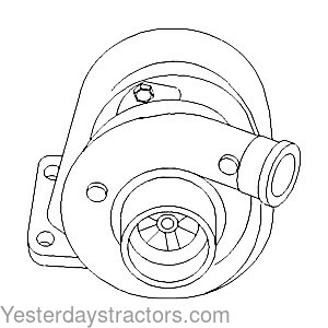 John Deere 2355 Turbocharger DD14914