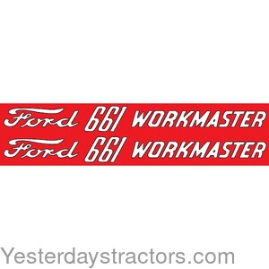 Ford 661 Hood Decals DEC405