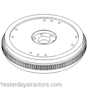 Ford 5600 Flywheel With Ring Gear E0NN6375HA