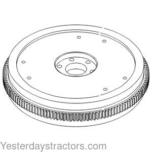 Ford 5000 Flywheel With Ring Gear E0NN6375LA