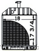 E0NN8005FA15L Radiator for Tractor with Oil Cooler E0NN8005FA15L