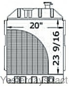 Ford 7910 Radiator E1NN8005BD15M