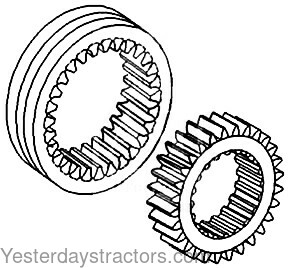 Ford 2000 Gear Shift Connector and Coupling E344GA9