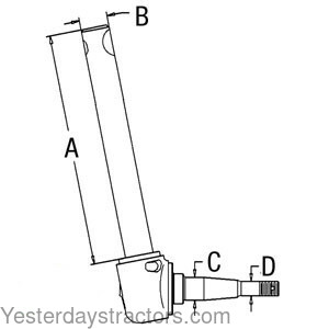 E9NN3106AA Spindle - LH E9NN3106AA