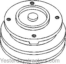 Ford NAA Water Pump Pulley EAF8509A