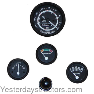 APUK Tachometer CW REV Clock & Water Temperature Gauge Bulbs compatible with Fordson Super Major Tractor 