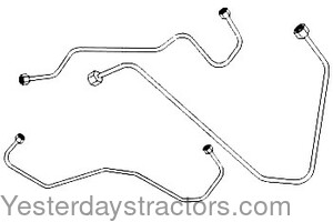 Ford 4000 Injection Line Set FPL100