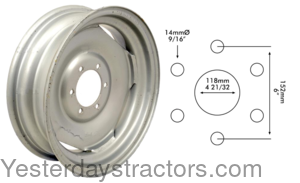 John Deere 3040 Front Rim FW55186