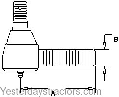 Case 480CK Tie Rod End G45368