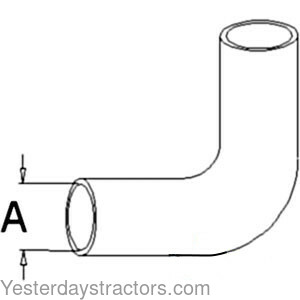 Case 530 Radiator Hose G46361