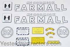 Farmall BN Decal Set IHCBNCV