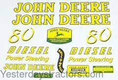 John Deere 80 Decal Set JD80DD