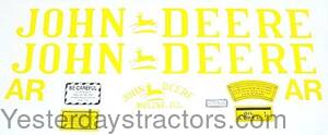 John Deere AR Decal Set JDAR